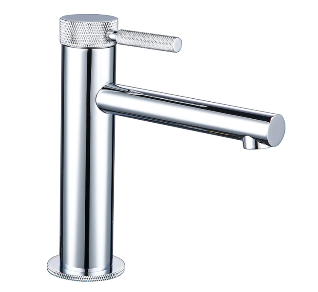 Solid Brass Single Handle Bathroom Sink Faucet