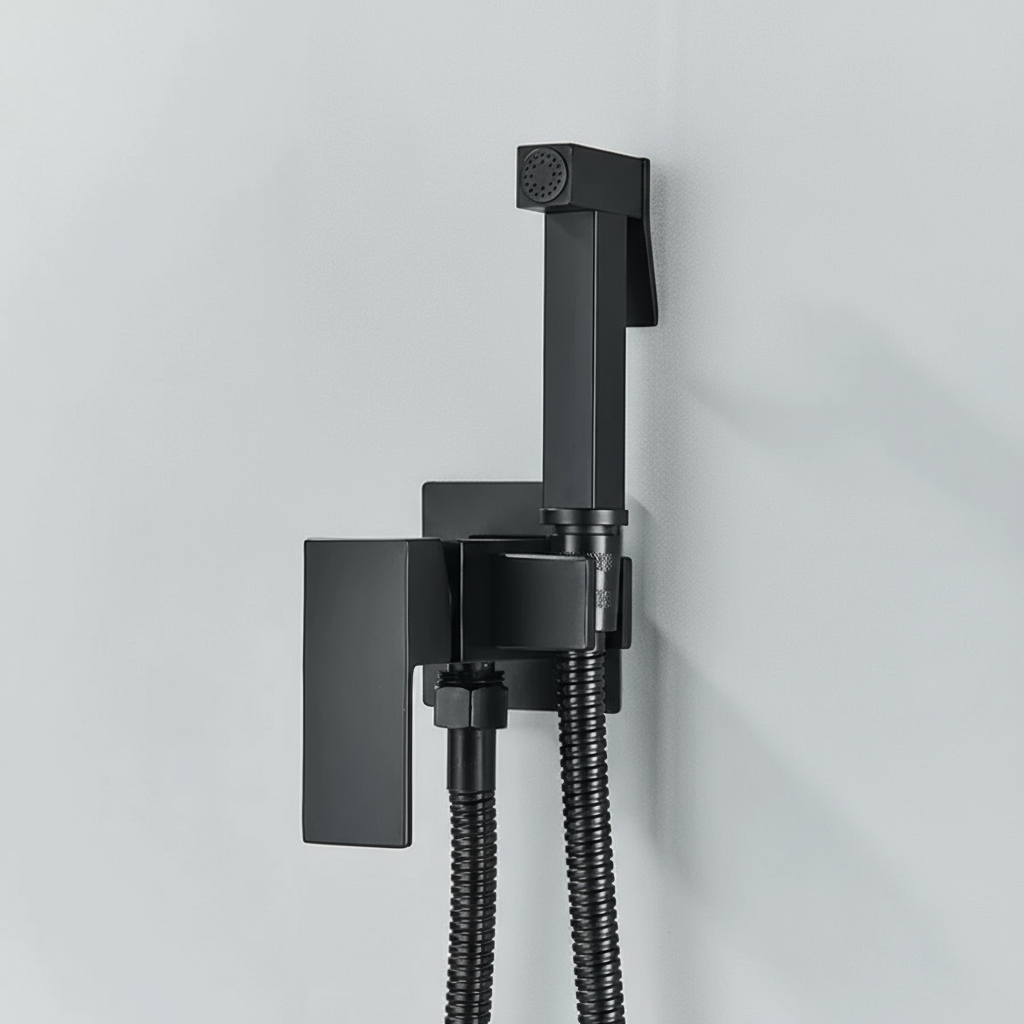 Valmont Toilet Sprayer – Solid Brass Handheld | AllFixture