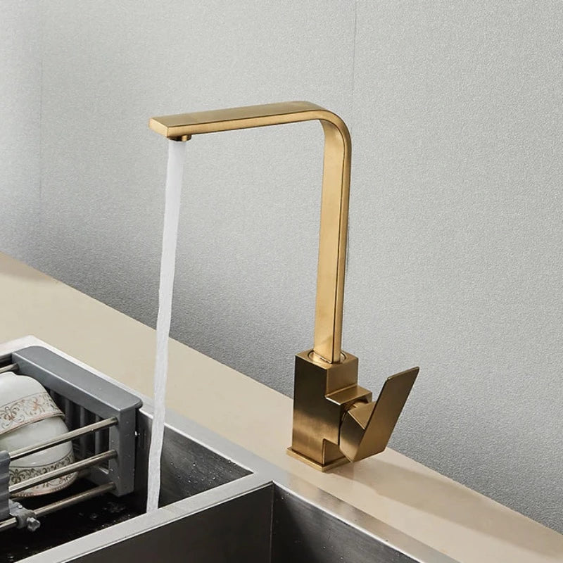 Deck Mounted Single Handle Kitchen Faucet