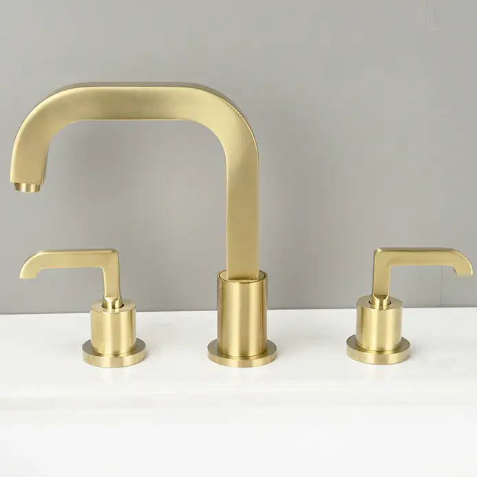 Wasser™ Deck Mounted Dual Handle Bathroom Faucet