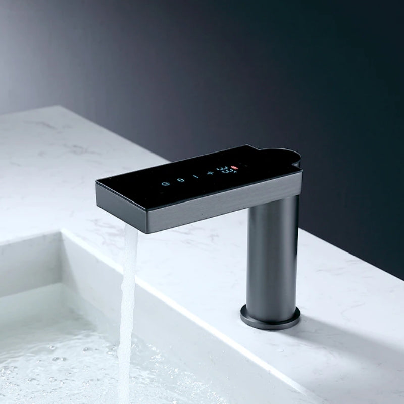 Sensor Operated Temperature Display Faucet